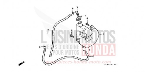 RESERVETANK (ST1100AN/AP/AR) ST1100AR de 1994